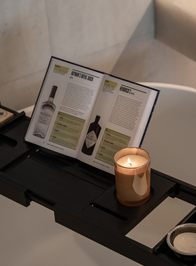 样板间卫生间网红浴缸架摆件浴室柜洗手盆软装饰品木制收纳置物架