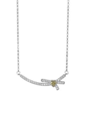 链蝴蝶结锁骨设计微笑女小众足