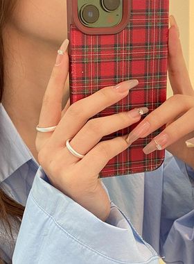 素圈雾面小众足银可女高级感999