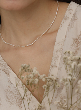 PAUSA可爱MINI珍珠锁骨链