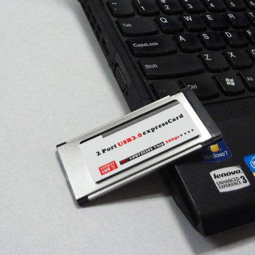 热卖 笔记本 Express转USB3.0扩展卡ExpressCard 34NEC(2口) - 图0