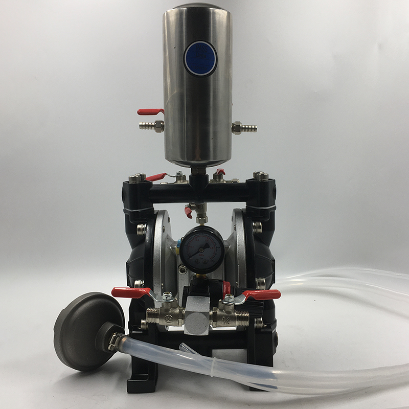 楼井气动隔膜泵小型A-10不锈钢A-15油墨增压泵浦A-20喷漆油漆压送 - 图1