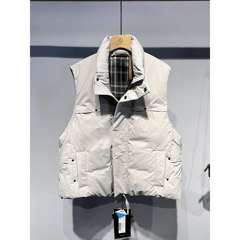 90白鸭绒冬季新款户外保暖龟背羽绒服背心多口袋工装坎肩马甲男,淘宝优惠券,粉丝福利购,淘宝优惠卷
