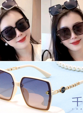 偏光防紫外线大框潮流ins女墨镜