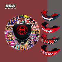 HBW Professional Sports Gear Teeth Braces Boxing Batter Taekwondo Taekwondo Basketball Training Tooth Protection Delivery Box