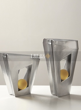 摆件样板间陶瓷现代轻奢