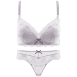 Поддерживающее нижнее белье, поддерживающий свежий милый бюстгальтер-топ, кружевной комплект