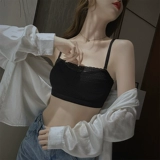 Летний топ без лямок, нижнее белье, тонкое защитное белье, невидимые бретели, нескользящий бюстгалтер