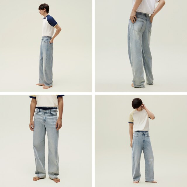 ກາງເກງໃນກ້ວຍ 501Relax jeans ຜູ້ຊາຍ