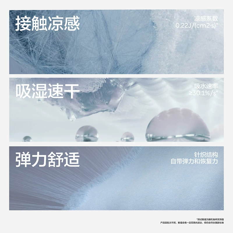 [То же предложение Zhao Luxi] Liangpi 502cool в банане как хлопковая резка короткие футболки охлаждение и нижний слой короткий рукав весна и лето