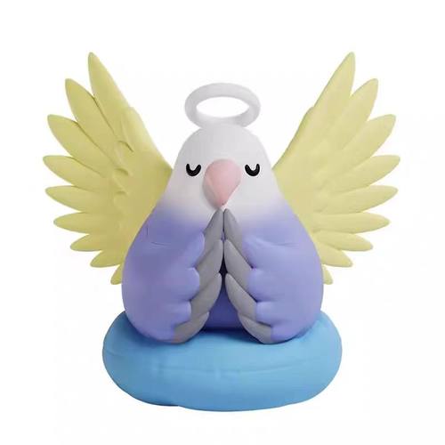 文明小鸟芋圆3代当代社禽现状系列盲盒不是什么好鸟鹦鹉手办摆件 - 图3