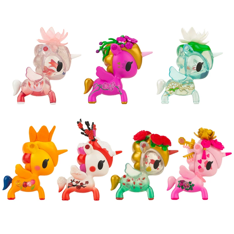 Первый сезон коллекции TOKIDOKI Tao Qiduqi единороги вера серия слепого бокса tide игра подарки ручной работы на подставке swing