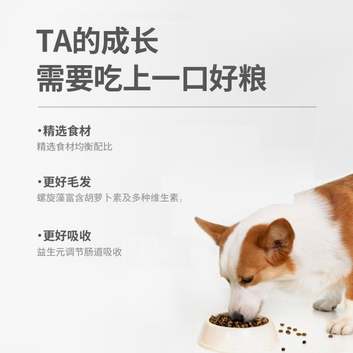 贝贝乖全价成幼犬狗粮18kg鸡肉螺旋藻钙奶中大型犬粮通用型4.5kg - 图1