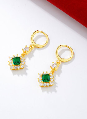 方块百搭仿真越南沙金戒指