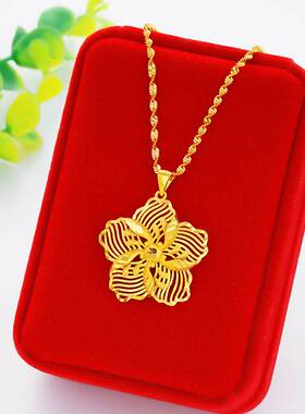 项坠久不掉色仿真黄金