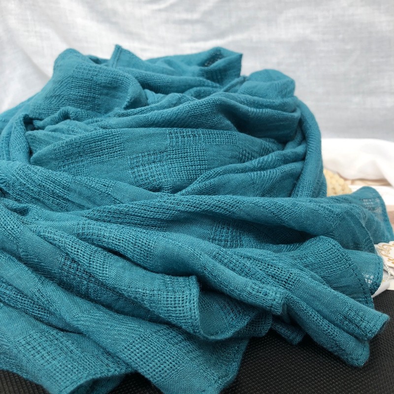 秋冬季新款大红色棉麻网格围巾女百搭大长款披肩保暖纯色亚麻丝巾,淘宝优惠券,粉丝福利购,淘宝优惠卷