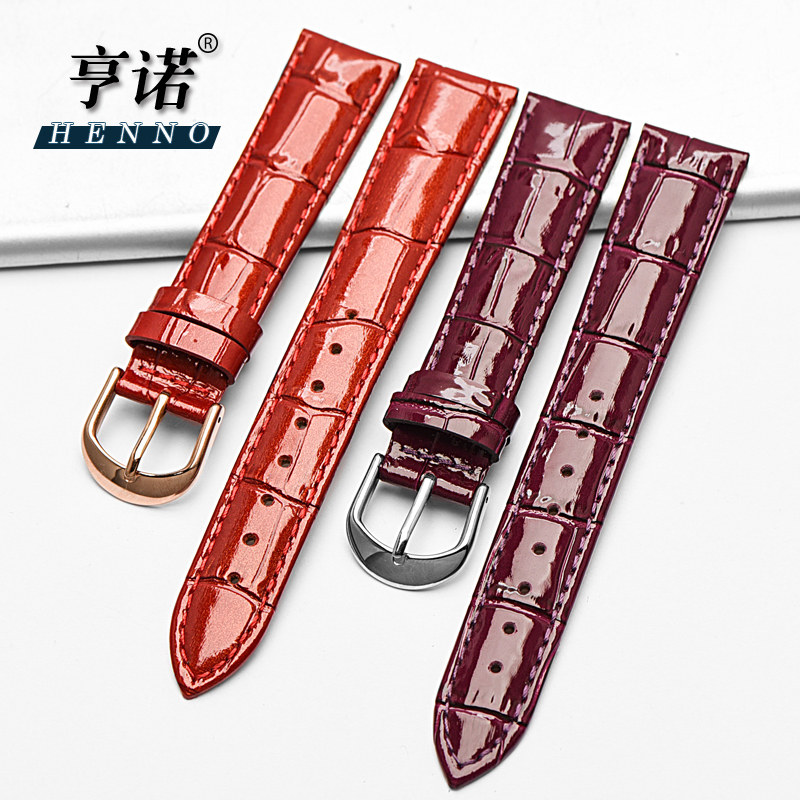 真皮手表带女 针扣代用卡西欧浪琴guess铁达时卡梭亮皮16 18mm,淘宝优惠券,粉丝福利购,淘宝优惠卷