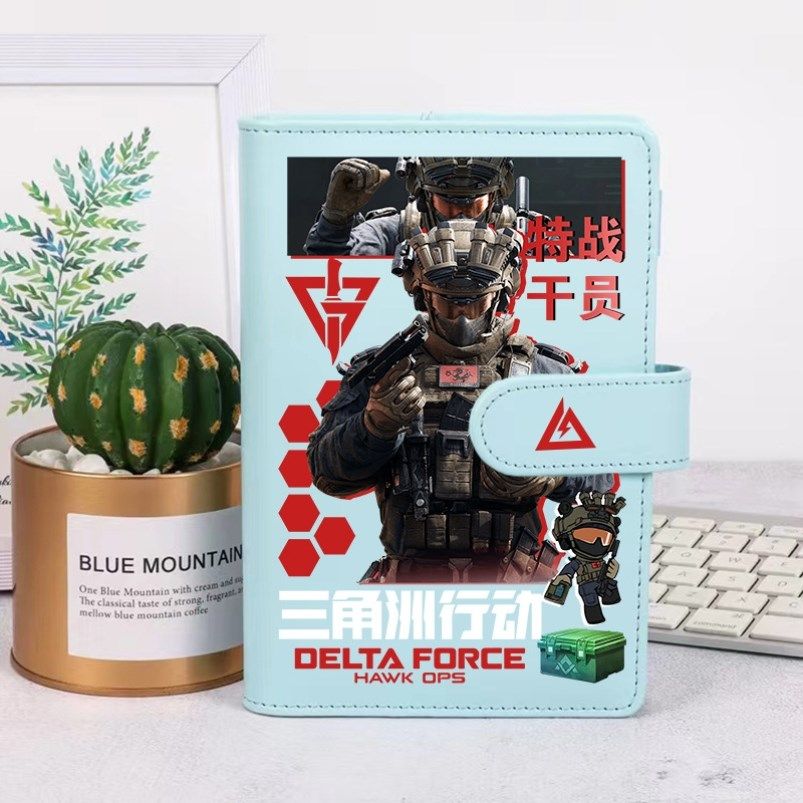 三角洲行动笔记本威龙红狼蜂医手账本酷帅男孩游戏本子横线本日记,淘宝优惠券,粉丝福利购,淘宝优惠卷