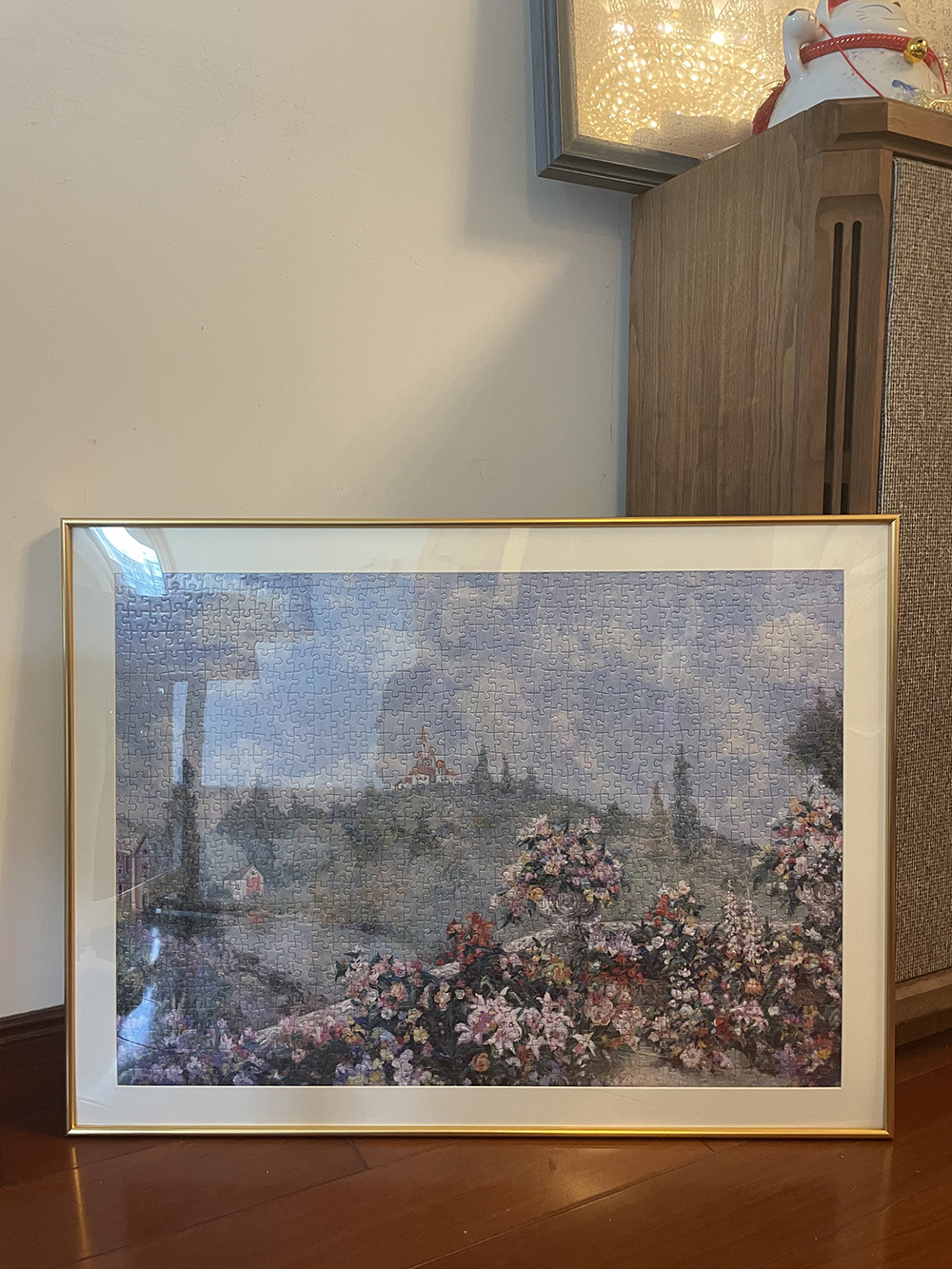 恶搞名画拼图专用相框浮裱框实木拼图框1000片50*70画框简约现代,淘宝优惠券,粉丝福利购,淘宝优惠卷