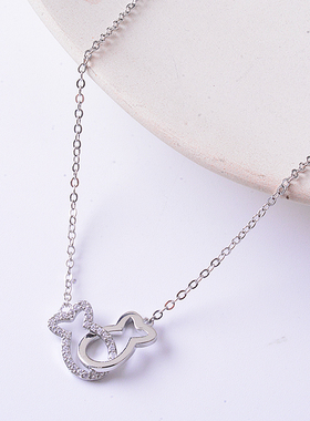 s925纯银亲吻鱼脚链女银饰高级感