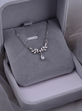 纯银项链小王子麦穗轻奢小众