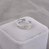 925 sterling silver eight-pointed star ring, retro design, exquisite high-end light luxury temperament index finger ring for women, cold style engraving