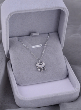 925纯银平安锁项链高级轻奢