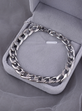 925纯银手链古巴不掉色男女