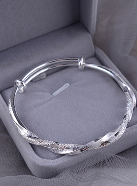 纯银手镯女纯银年轻款2022新款