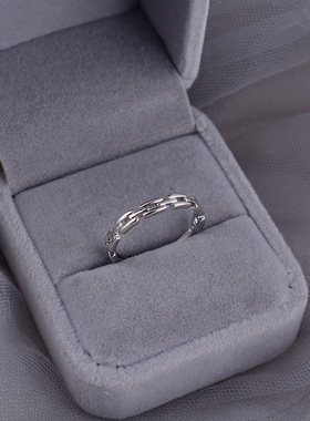 925纯银高级轻奢可调节百搭开口