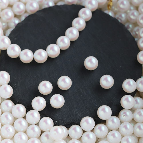 仿海水珠树脂直孔仿珍珠diy串珠手链项链饰品配件材料 - 图2