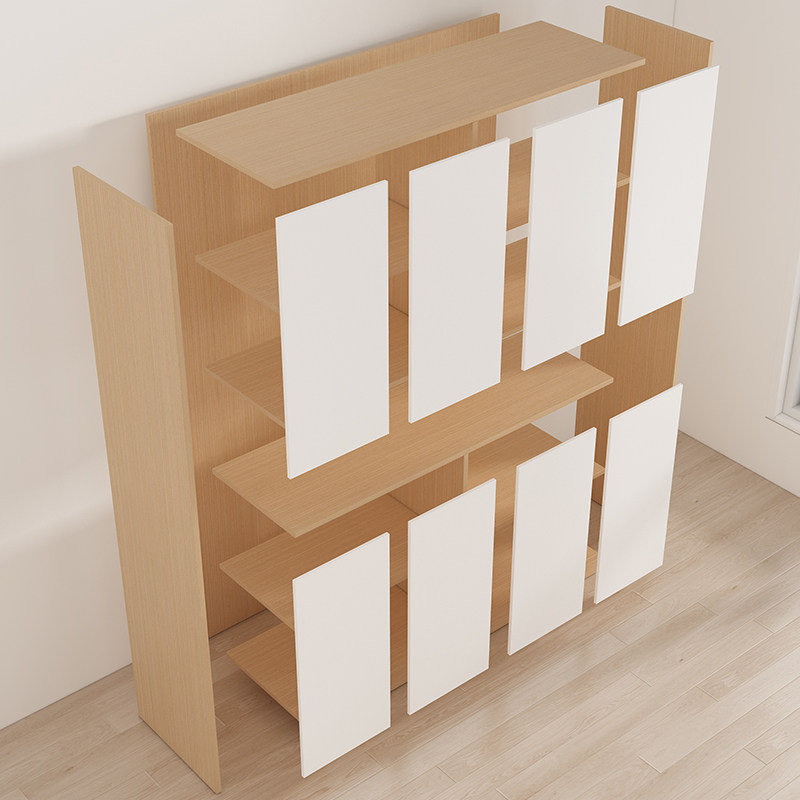 阳台储物柜收纳杂物置物柜子防晒家用飘窗定制大容量一体靠墙高柜,淘宝优惠券,粉丝福利购,淘宝优惠卷