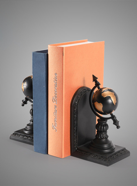 地球仪比萨斜塔书柜创意桌面摆件