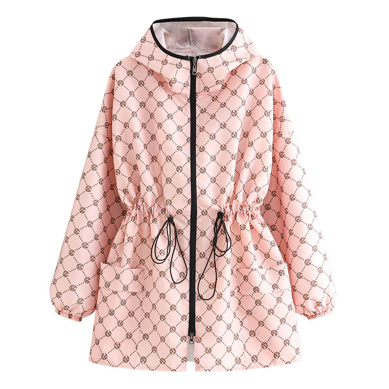 2023年春秋夏新款长袖宽松罩衣收腰气质连帽小个子外套女轻薄围裙,淘宝优惠券,粉丝福利购,淘宝优惠卷