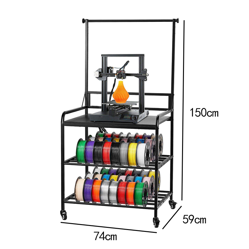3d打印机工作台拓竹打印机放置桌耗材架二合一可收纳60卷耗材架,淘宝优惠券,粉丝福利购,淘宝优惠卷