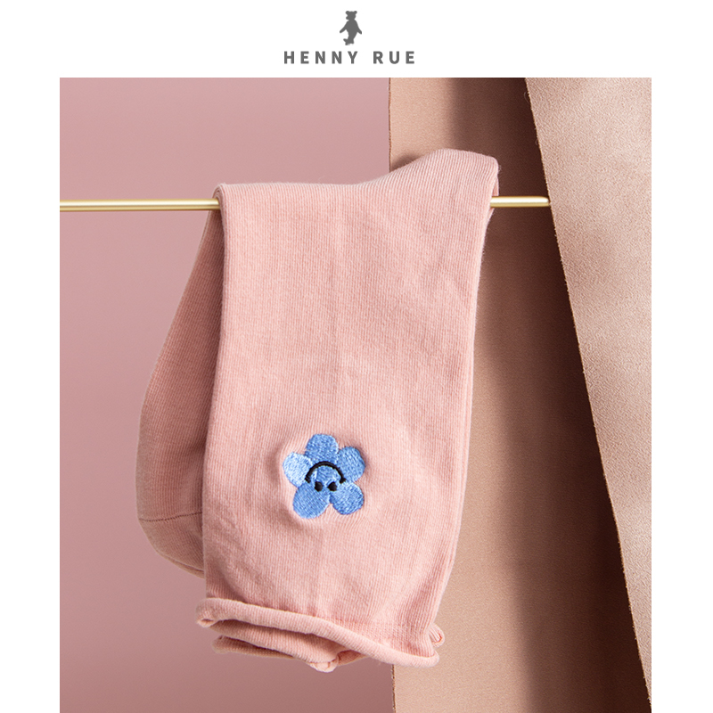 预售15天henny rue笑脸ins中筒袜 hennyrue短袜/打底袜/丝袜/美腿袜