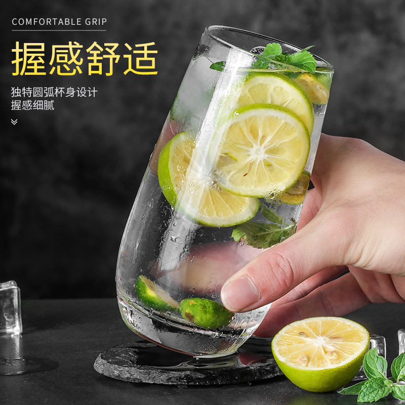 鸡尾酒杯酒吧柯林杯莫吉托mojito杯创意调酒水晶玻璃网红套装杯子 - 图0