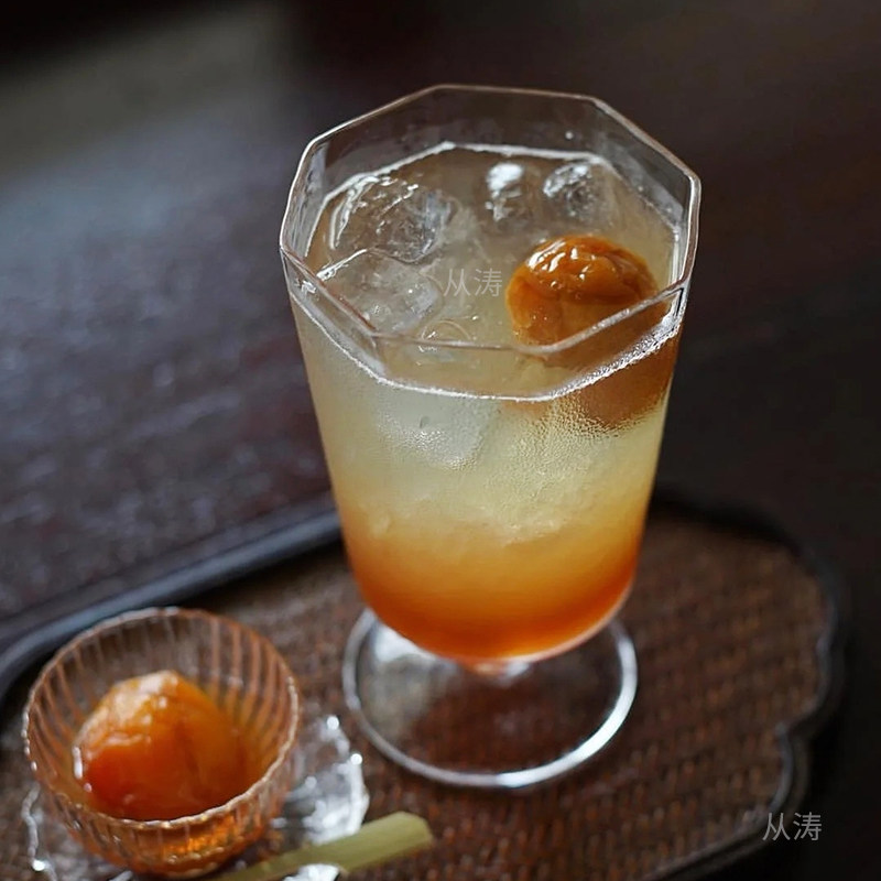 北欧风杯子网红餐厅高脚杯子日式锤纹冷饮杯甜品杯饮料杯鸡尾酒,淘宝优惠券,粉丝福利购,淘宝优惠卷