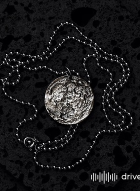 黄玉龙Yulong lab作者衍生品月球月亮装饰项链银饰品手工吊坠原创