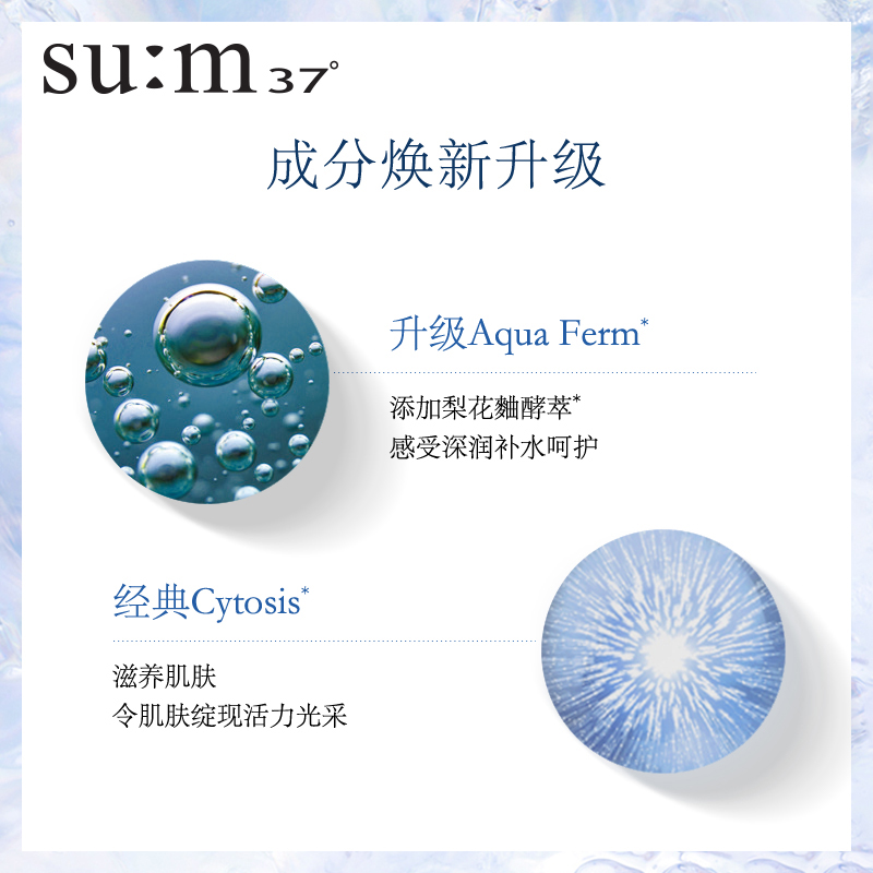 苏秘sum37惊喜水分爽肤水补水保湿孕妇可用旗舰店官网正品呼吸 - 图3