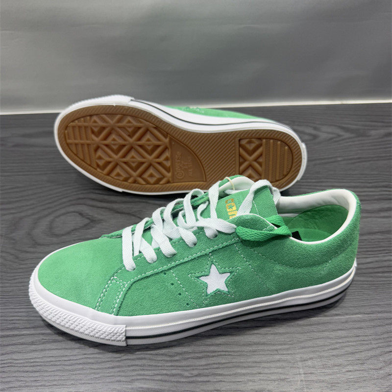 CONVERSE匡威One Star Pro绿色翻毛皮低帮男女休闲滑板鞋 A08481C - 图3