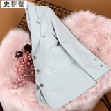 Весенний демисезонный пиджак классического кроя для отдыха, сексуальная куртка, 2023, изысканный стиль, подходит для подростков