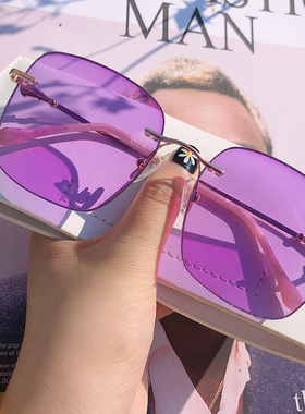 兴语旗舰店太阳镜女度数变色圆脸