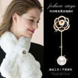 Черная брошь, аксессуар, куртка, булавка, кардиган, в стиле Шанель