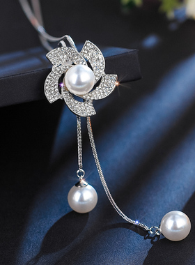 好品质闪亮水钻女百搭简约项链