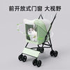 BOSIMAO Pet Stroller Dog Walking Stroller Lightweight, Compact, Folding Small Four-Wheel Cat Walking Cart