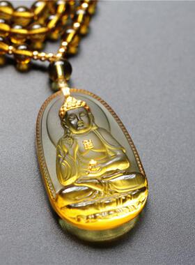 阿弥陀佛十二生肖守护神吊坠男女文殊菩萨本命佛项链观音