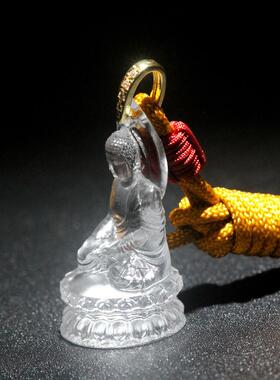 立体南无释迦摩尼吊坠男女款佛像项链寺庙结缘饰品挂件