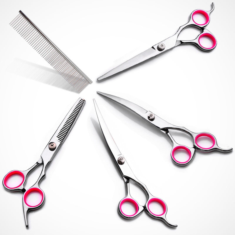 宠物美容剪刀狗狗修毛剪毛工具专业套装泰迪比熊剪狗毛直剪牙弯剪,淘宝优惠券,粉丝福利购,淘宝优惠卷