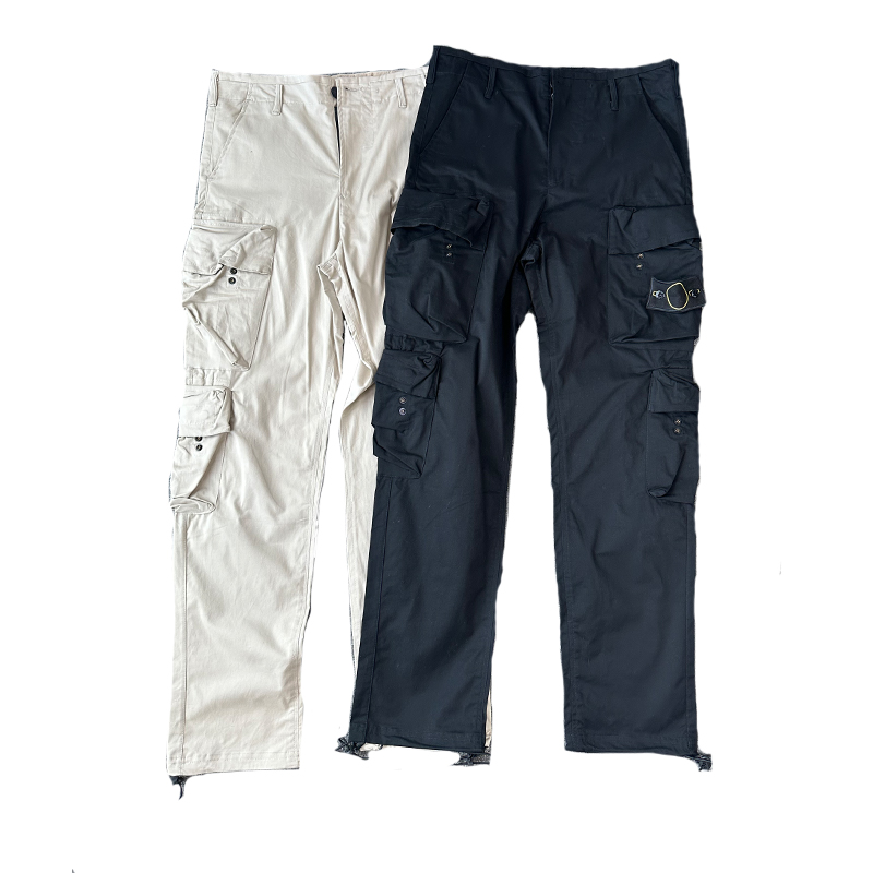 BPStone石头Multiple pockets CARGO PANTS SI水洗直筒工装裤岛民-图3